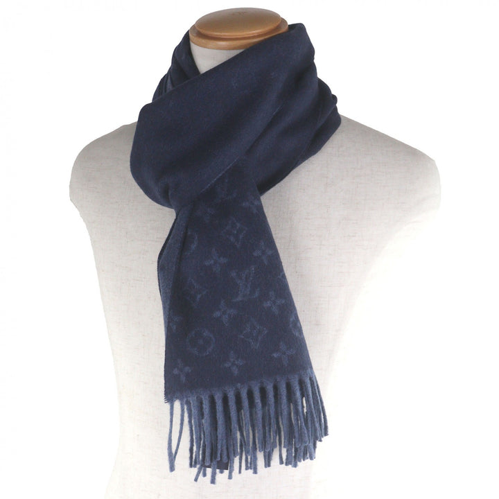 Excellent LOUIS VUITTON Scarf Monogram Gradient Scarf