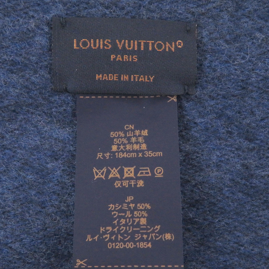 Excellent LOUIS VUITTON Scarf Monogram Gradient Scarf