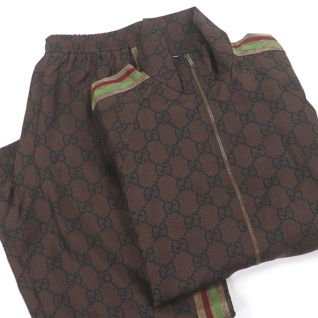Pristine GUCCI two-piece set Web Stripe GG Supreme Lightweight