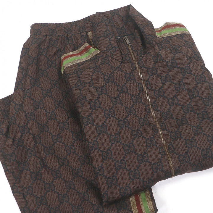 Pristine GUCCI two-piece set Web Stripe GG Supreme Lightweight