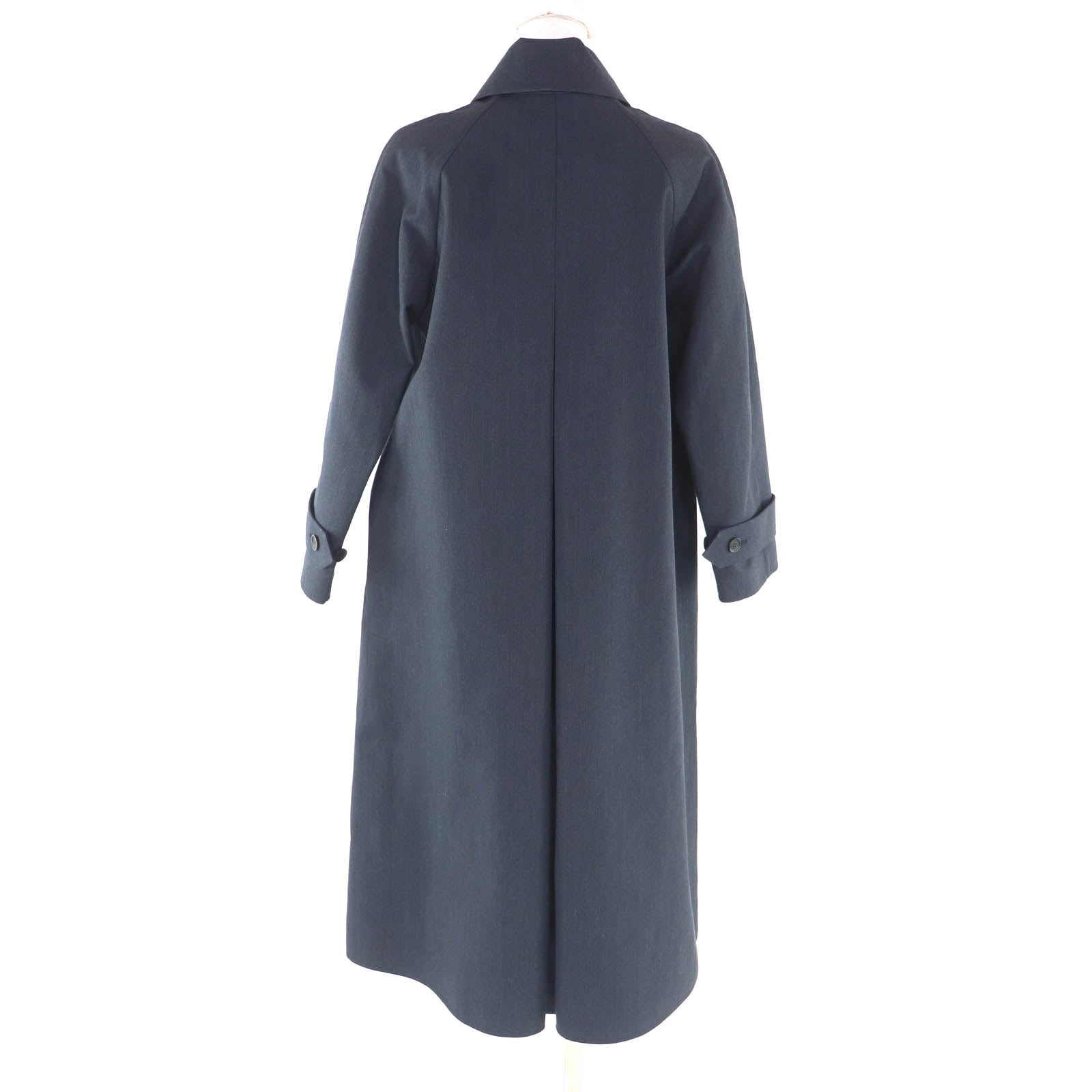 Excellent Salvatore Ferragamo coat Navy wool Women 38 – caro-japan