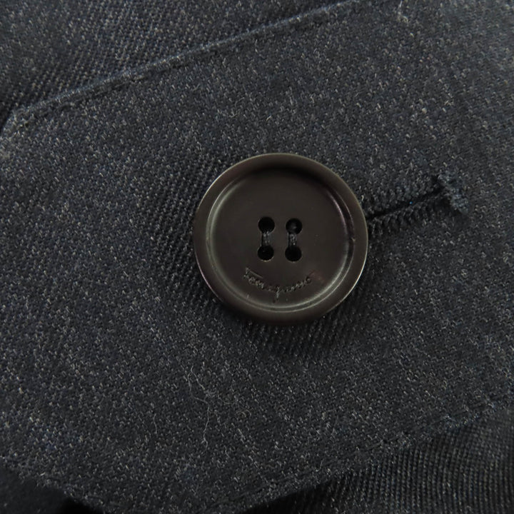 Excellent Salvatore Ferragamo coat Navy wool Women 38