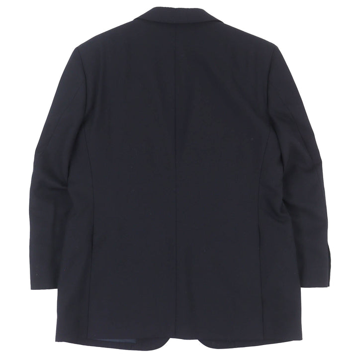Excellent BURBERRY LONDON blazer Gold logo button single tailored jacket Navy