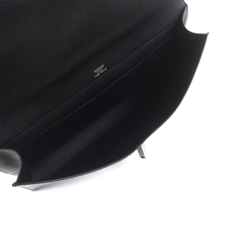 Pristine HERMES Briefcase Sac Adepeche Lite 1-37 black Shave mens