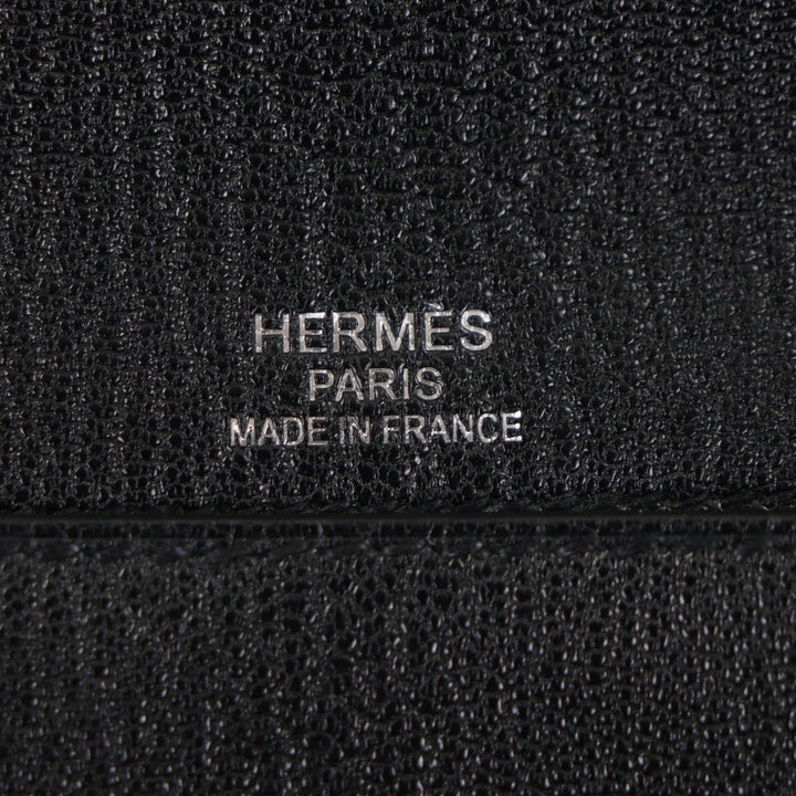 Pristine HERMES Briefcase Sac Adepeche Lite 1-37 black Shave mens