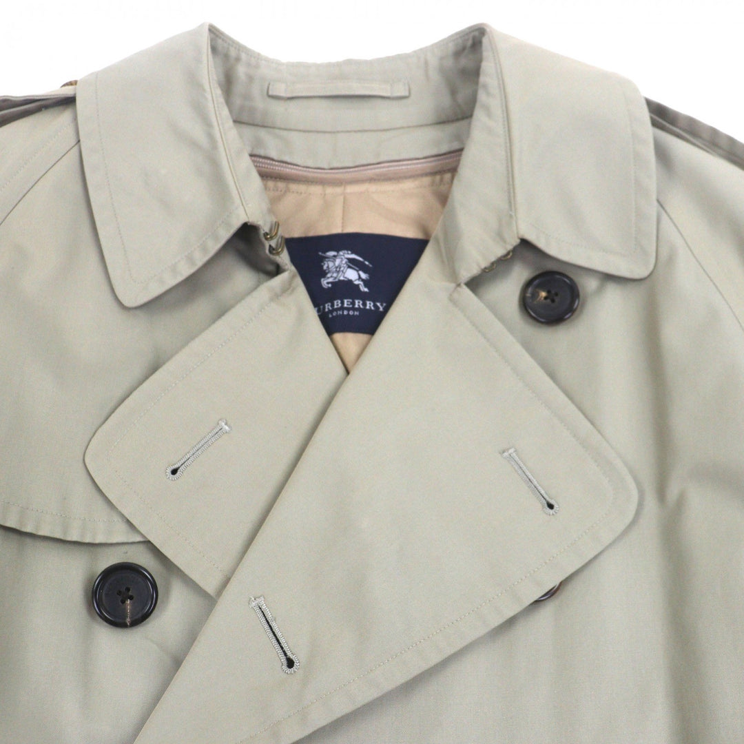 Very Good BURBERRY LONDON trench coat jewel beetles cotton mens
