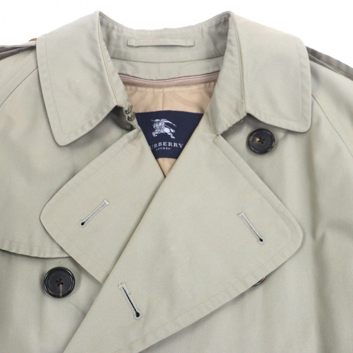 Very Good BURBERRY LONDON trench coat jewel beetles cotton mens