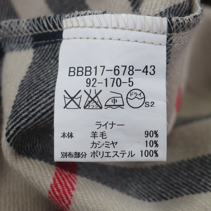 Very Good BURBERRY LONDON trench coat jewel beetles cotton mens