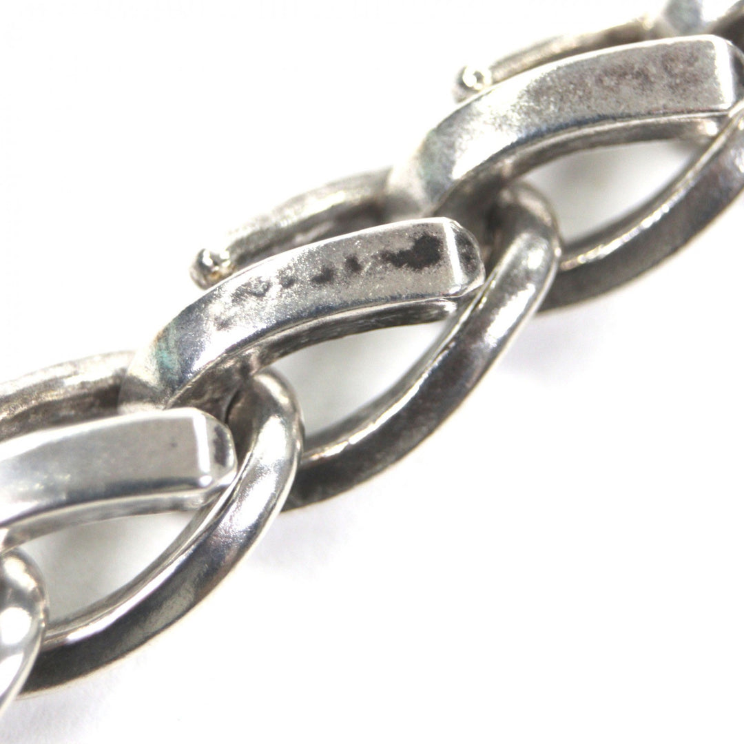 Excellent TIFFANY&Co. bracelet Forge Large Link Silver 925 mens