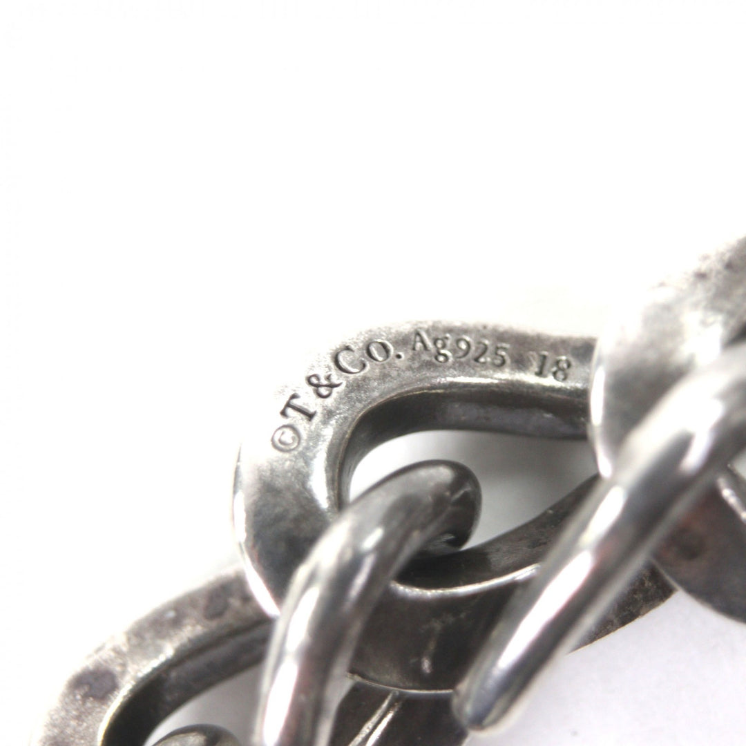 Excellent TIFFANY&Co. bracelet Forge Large Link Silver 925 mens