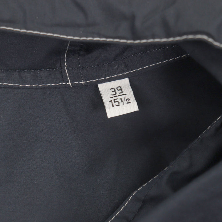Pristine HERMES mountain hoodie double zip up Navy cotton mens 39 H5561 40H4