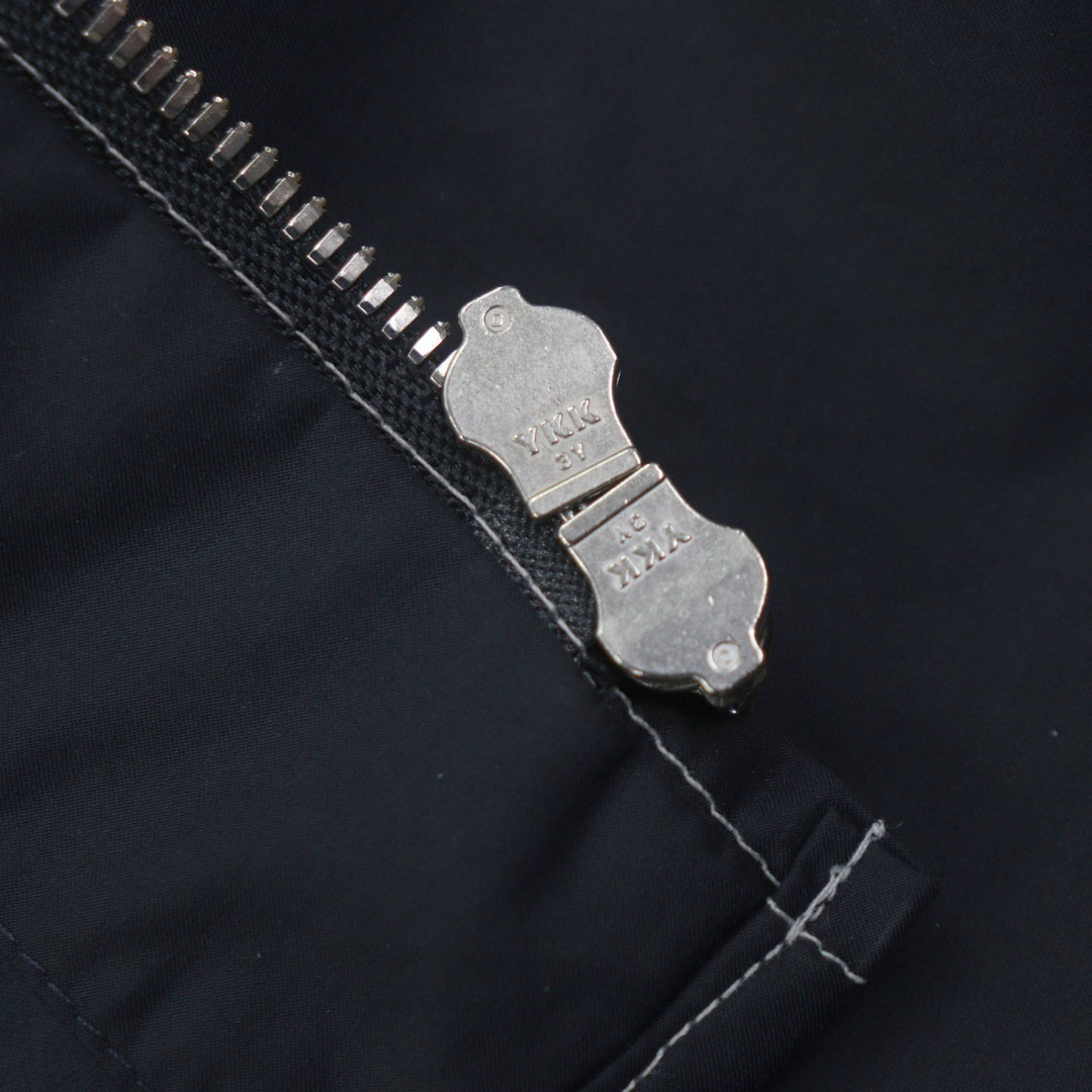 Pristine HERMES mountain hoodie double zip up Navy cotton mens 39 H5561 40H4
