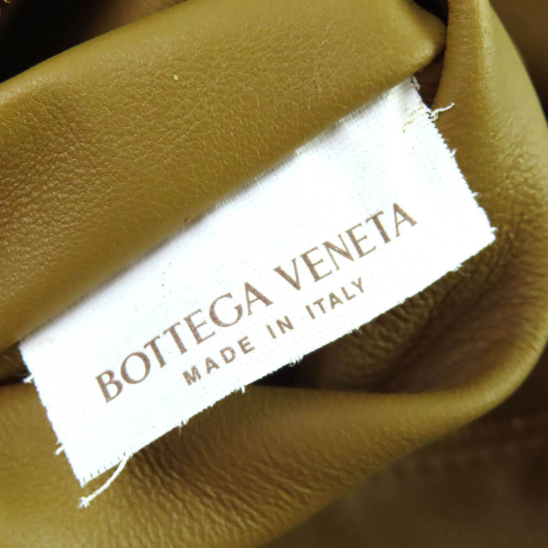 Great BOTTEGAVENETA Sling bag The body pouch Ruched Brown Lamb leather 620954