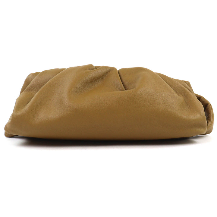 Great BOTTEGAVENETA Sling bag The body pouch Ruched Brown Lamb leather 620954
