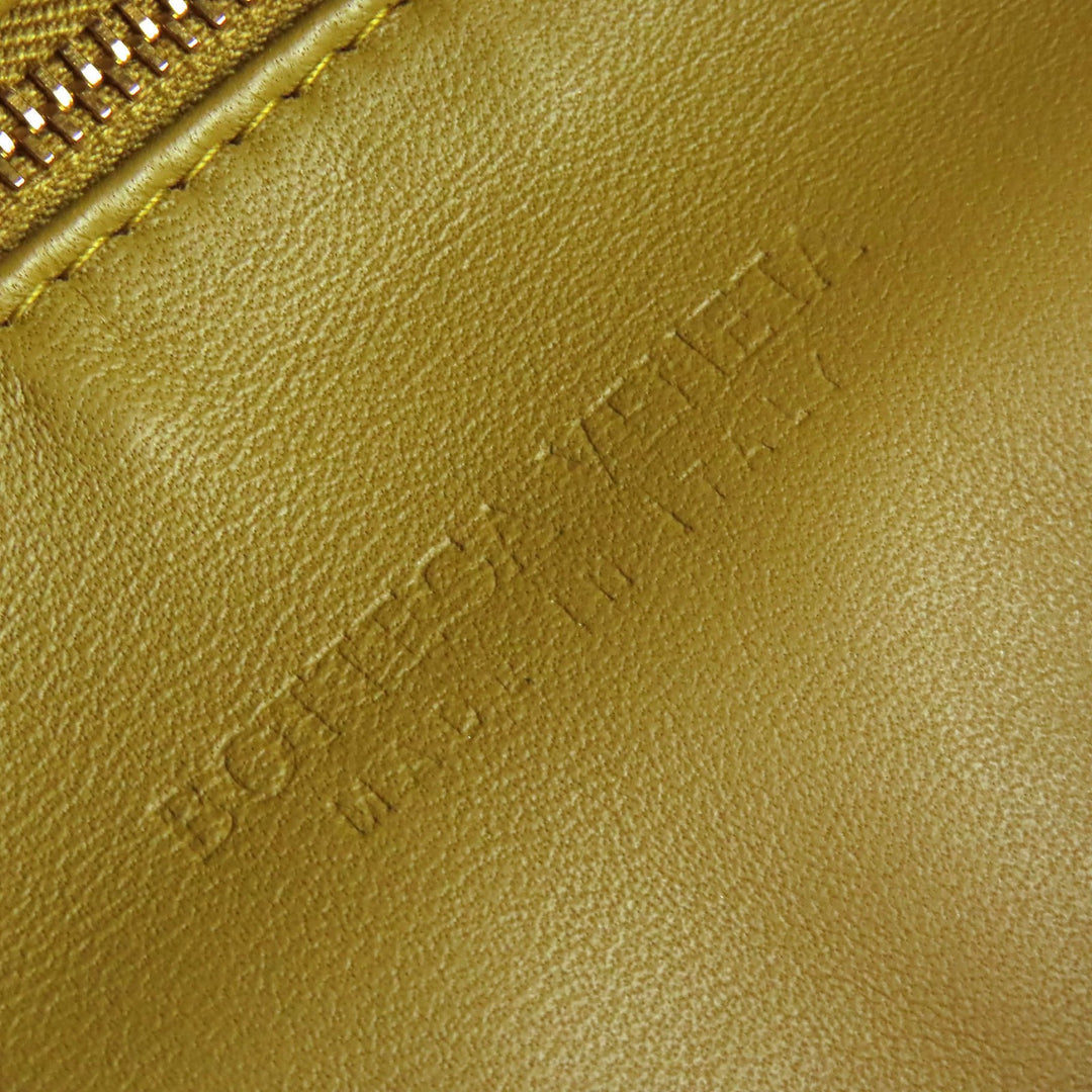 Great BOTTEGAVENETA Sling bag The body pouch Ruched Brown Lamb leather 620954