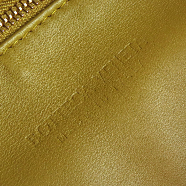 Great BOTTEGAVENETA Sling bag The body pouch Ruched Brown Lamb leather 620954