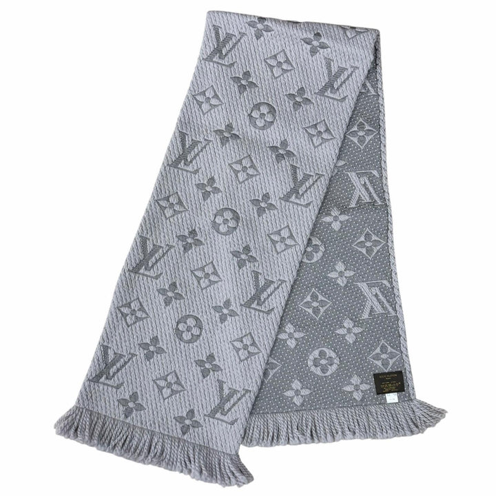 Great LOUIS VUITTON Scarf Escalp Logo Mania Griperles wool Women M74742