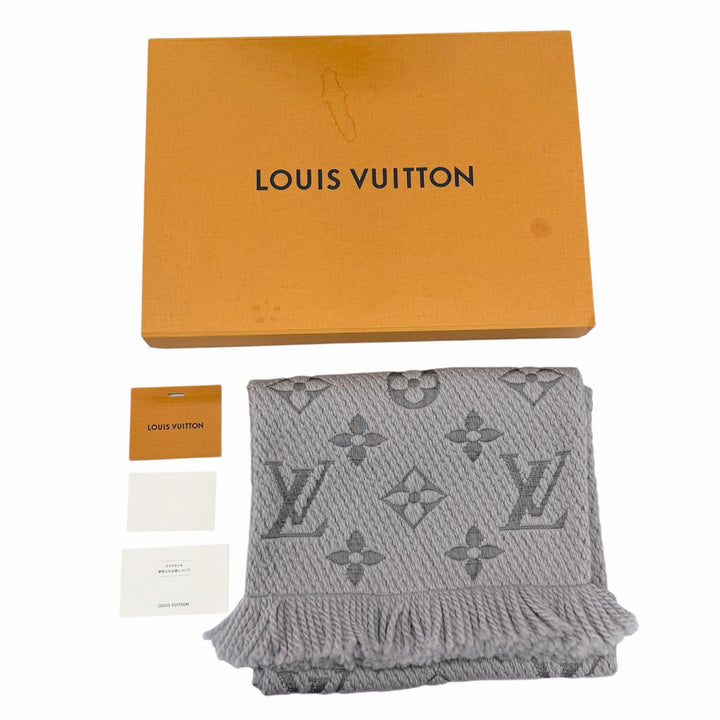 Great LOUIS VUITTON Scarf Escalp Logo Mania Griperles wool Women M74742