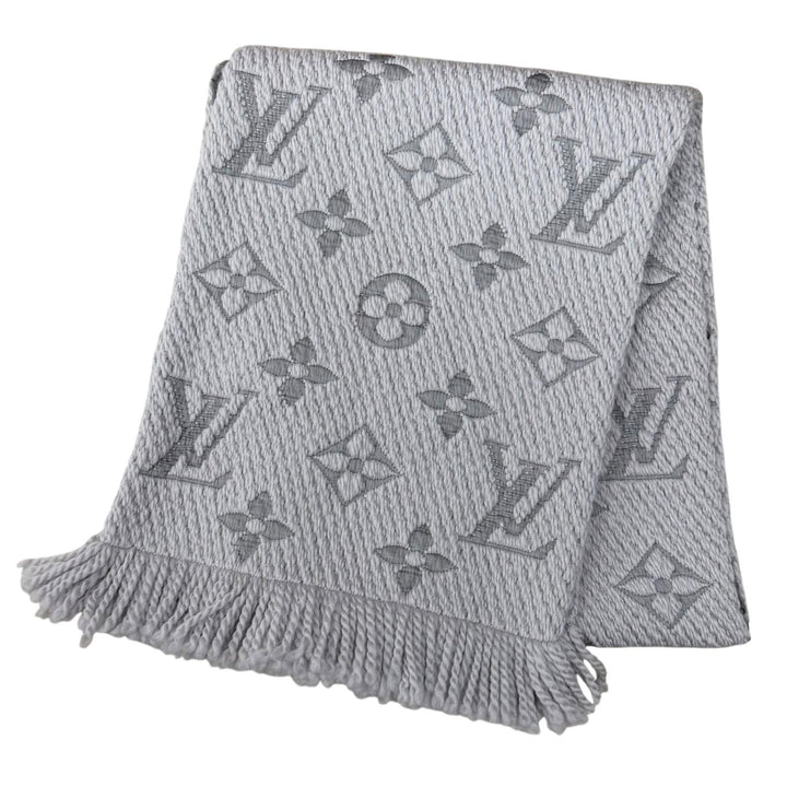 Great LOUIS VUITTON Scarf Escalp Logo Mania Griperles wool Women M74742