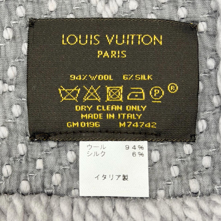 Great LOUIS VUITTON Scarf Escalp Logo Mania Griperles wool Women M74742