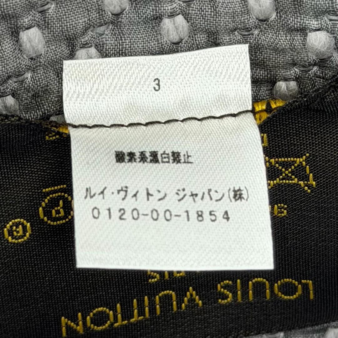 Great LOUIS VUITTON Scarf Escalp Logo Mania Griperles wool Women M74742
