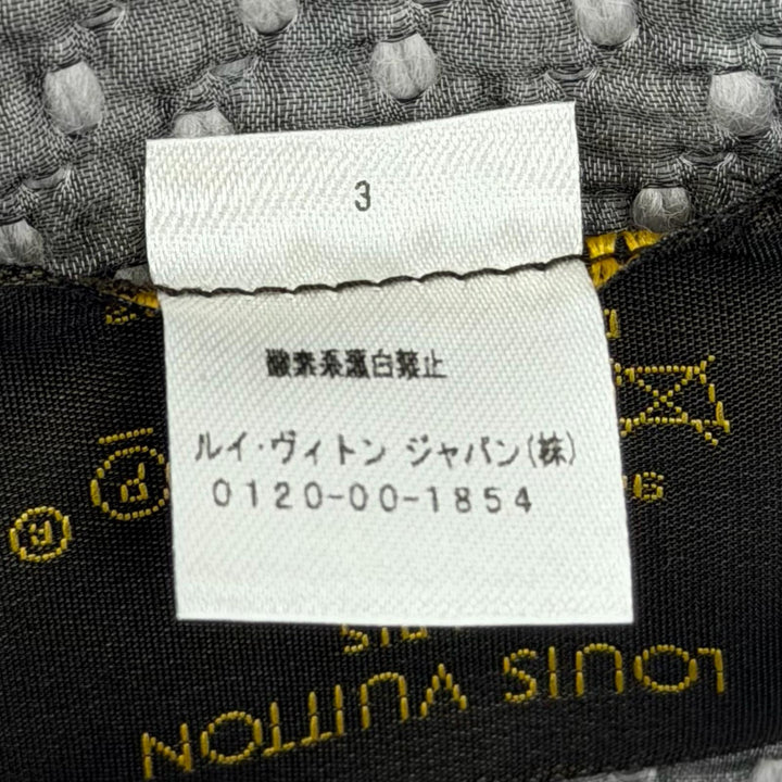 Great LOUIS VUITTON Scarf Escalp Logo Mania Griperles wool Women M74742