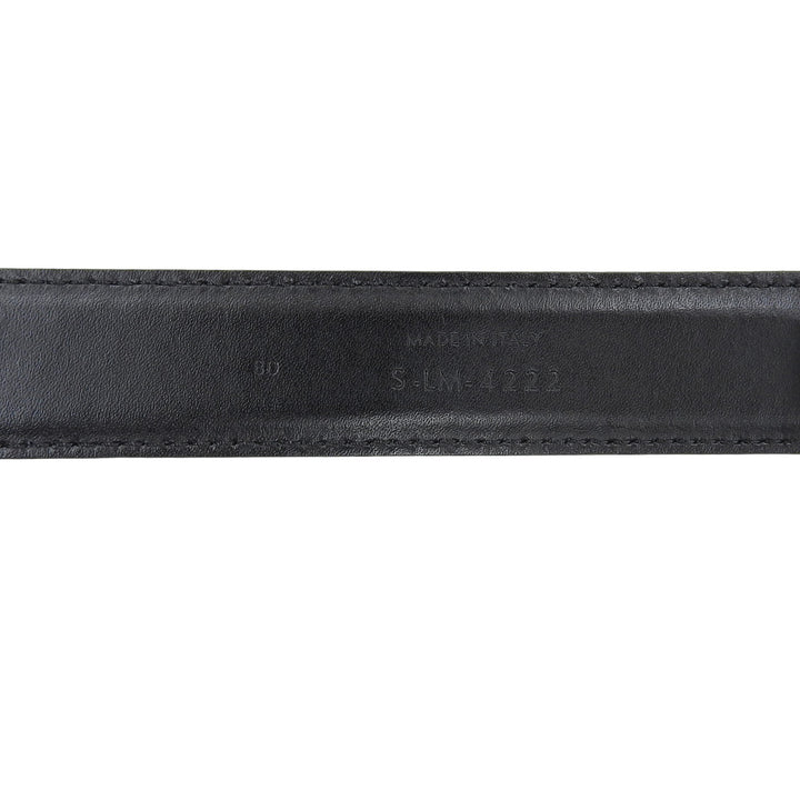 Great CELINE belt Medium Trim Off Leather black leather 45AK93A01 38NO