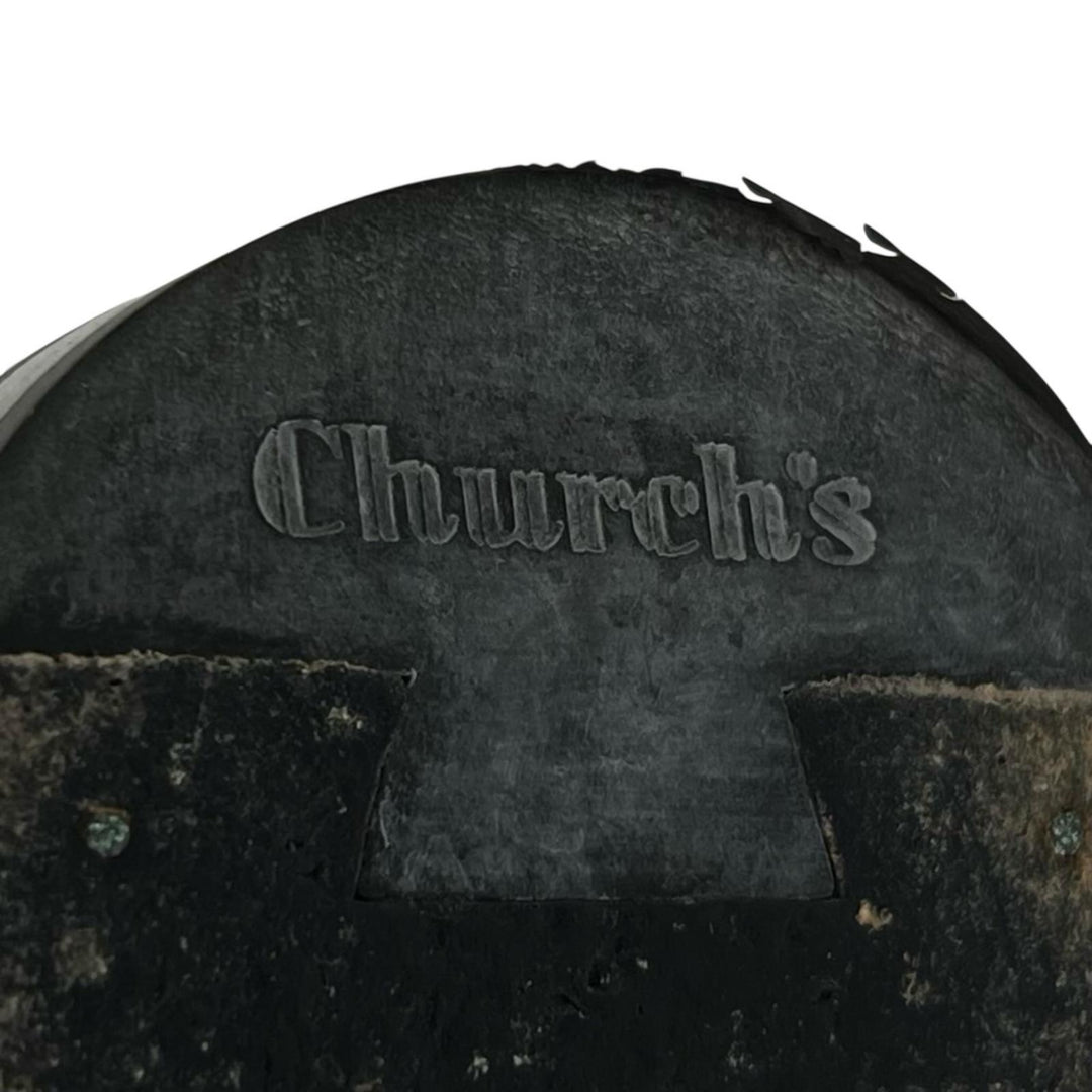 Great CHURCH'S boots LAUREN Belt Metal black leather Women 37