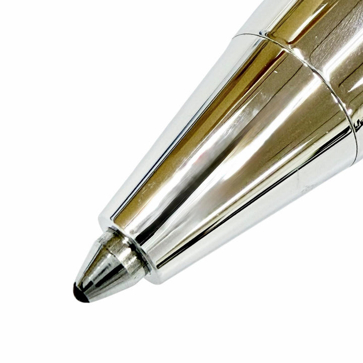 Great MONTBLANC Ballpoint pen Starwalker Metal New Blue Dome Silver ー mens