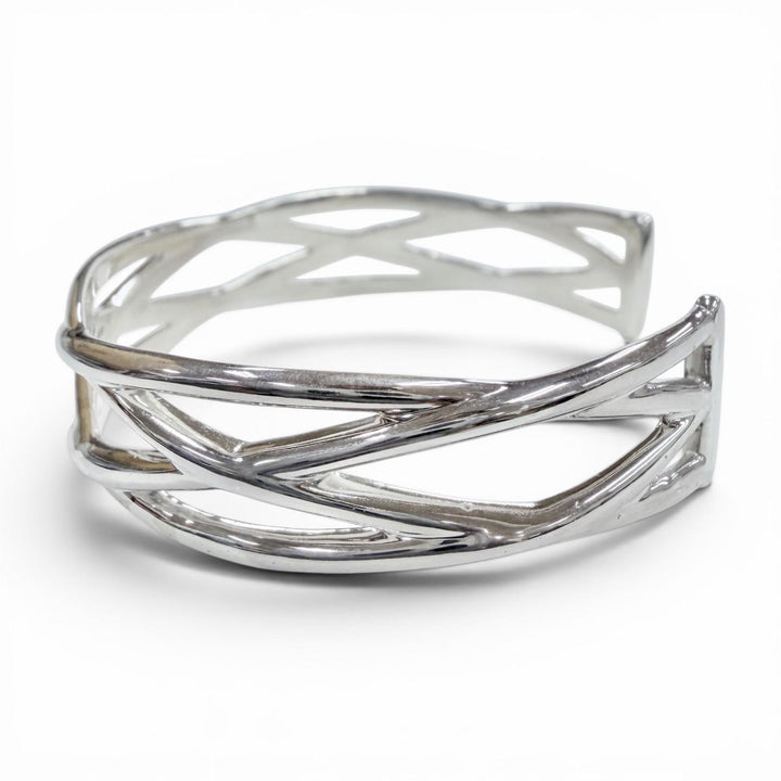 Excellent TIFFANY&Co. Bangle Celtic Silver 925 Women mens