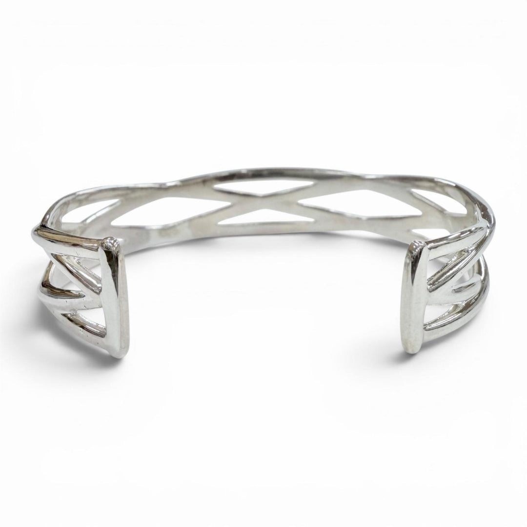 Excellent TIFFANY&Co. Bangle Celtic Silver 925 Women mens