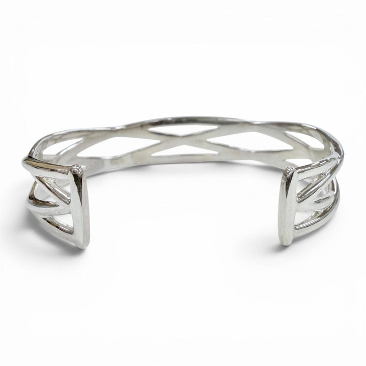 Excellent TIFFANY&Co. Bangle Celtic Silver 925 Women mens