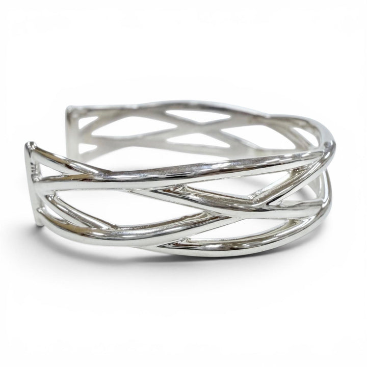 Excellent TIFFANY&Co. Bangle Celtic Silver 925 Women mens