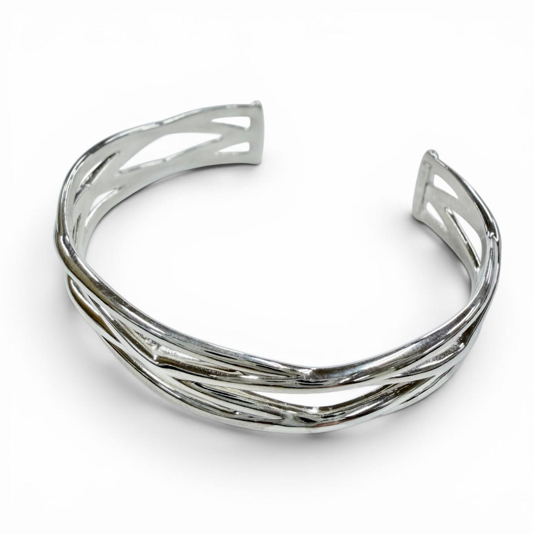 Excellent TIFFANY&Co. Bangle Celtic Silver 925 Women mens
