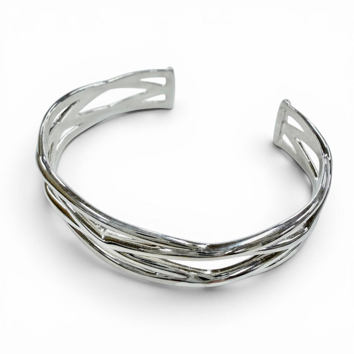 Excellent TIFFANY&Co. Bangle Celtic Silver 925 Women mens
