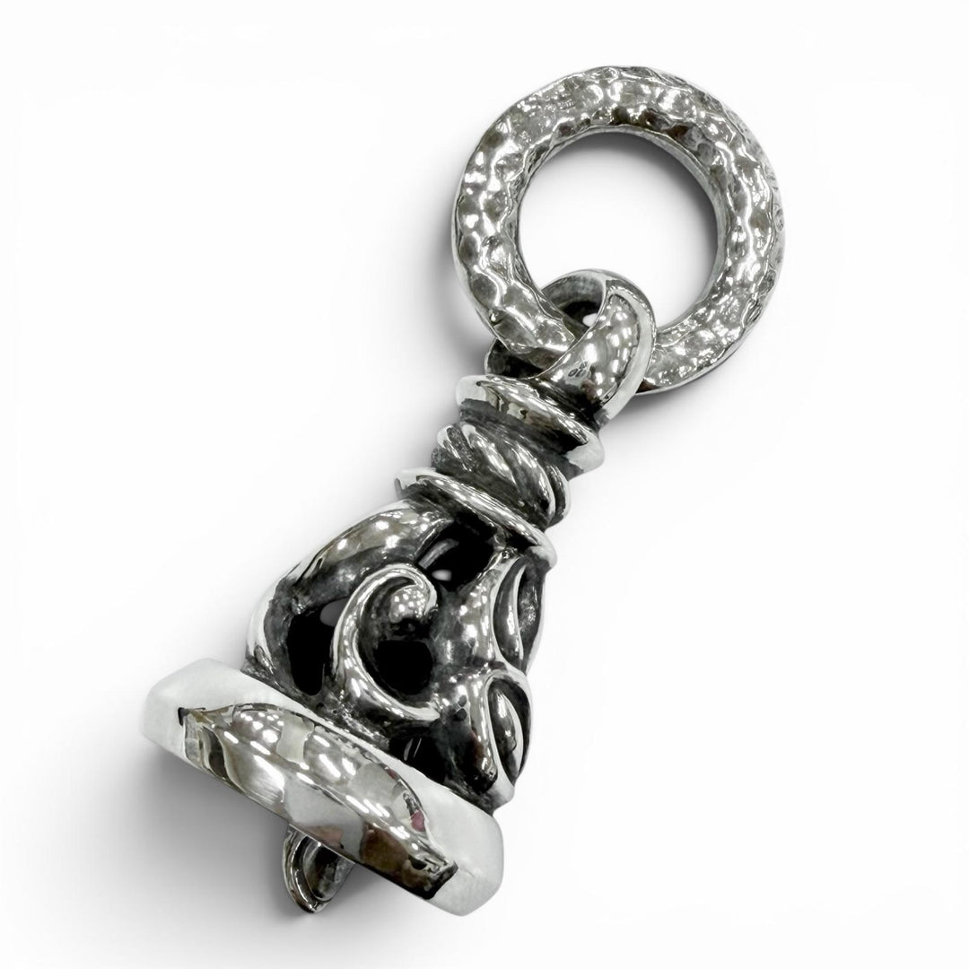 Excellent LONE ONES Pendant top Crane bell M Silver 925 mens