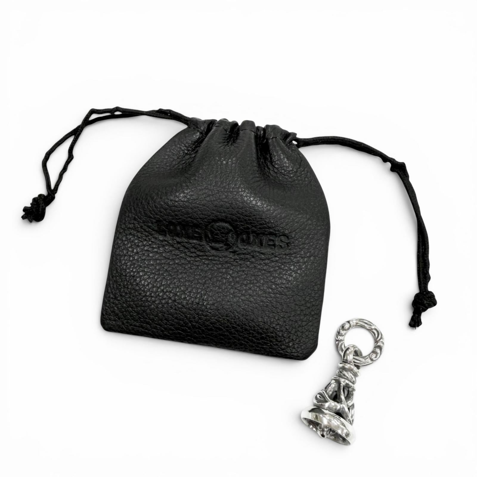 Excellent LONE ONES Pendant top Crane bell M Silver 925 mens