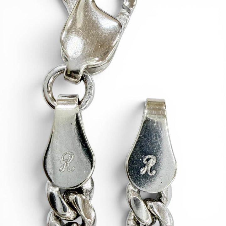 Excellent AVALANCHE Necklace Miami Chain White gold 10K mens
