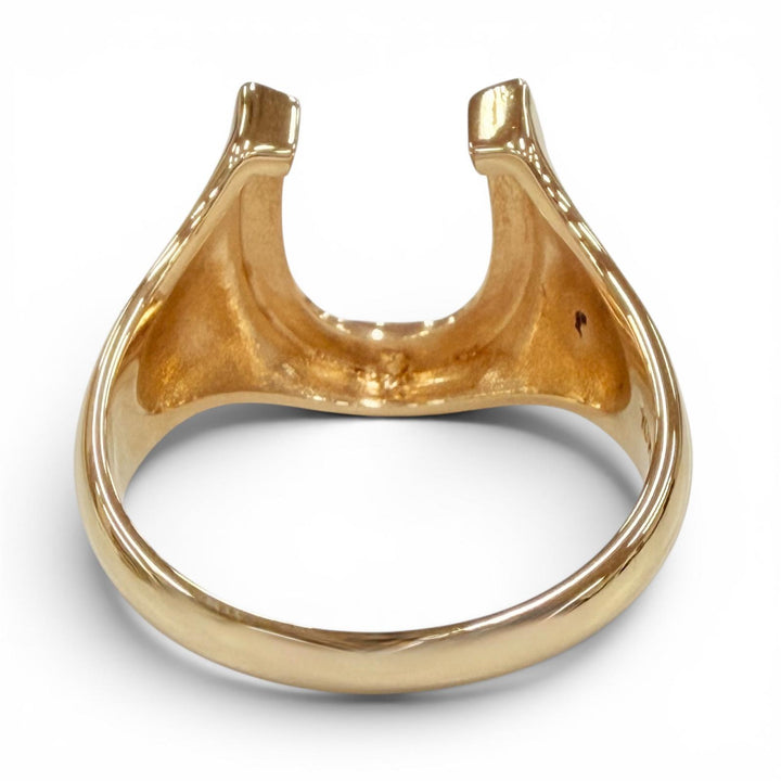 Excellent AVALANCHE Ring ring Horseshoe Star gold 10K Women
