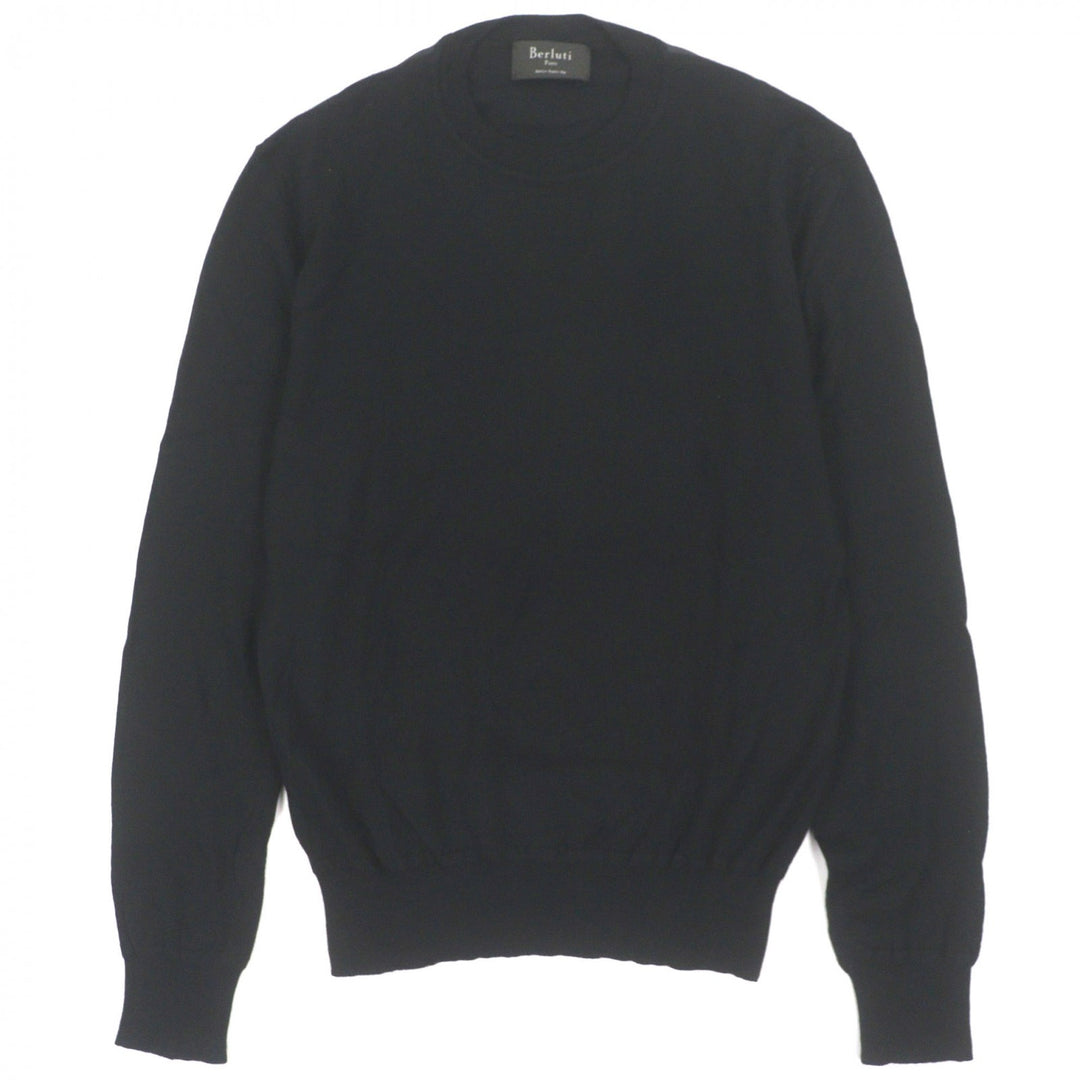 Great Berluti sweater black cashmere mens A46