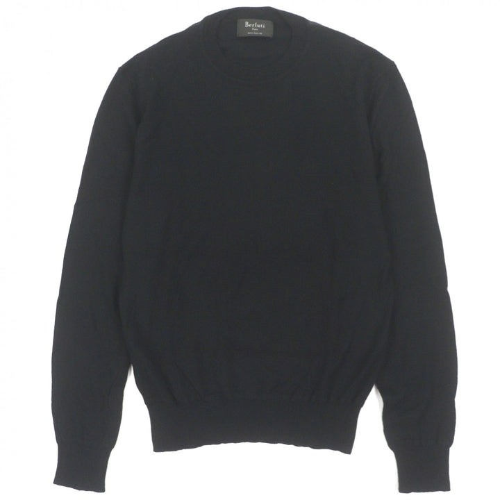 Great Berluti sweater black cashmere mens A46