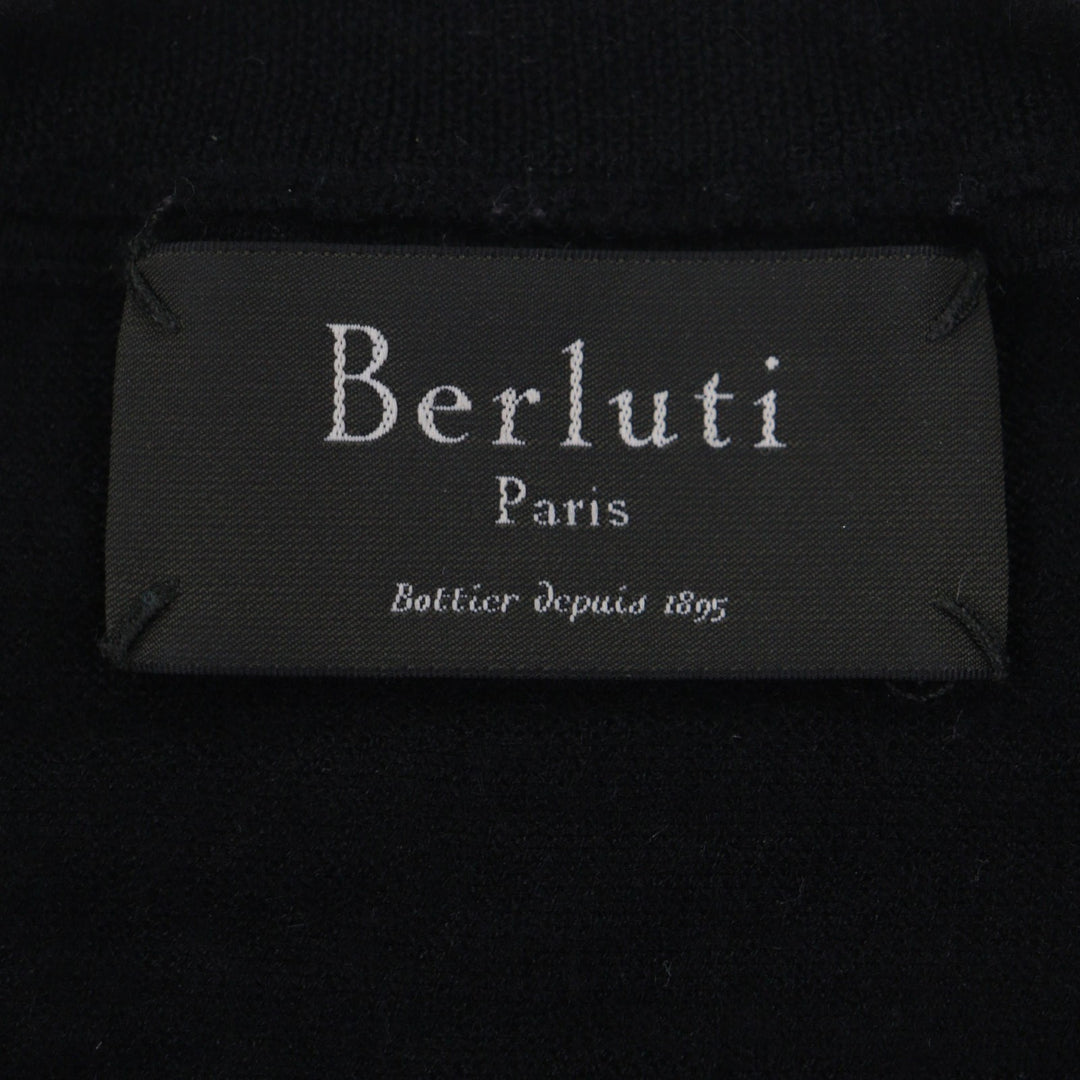 Great Berluti sweater black cashmere mens A46