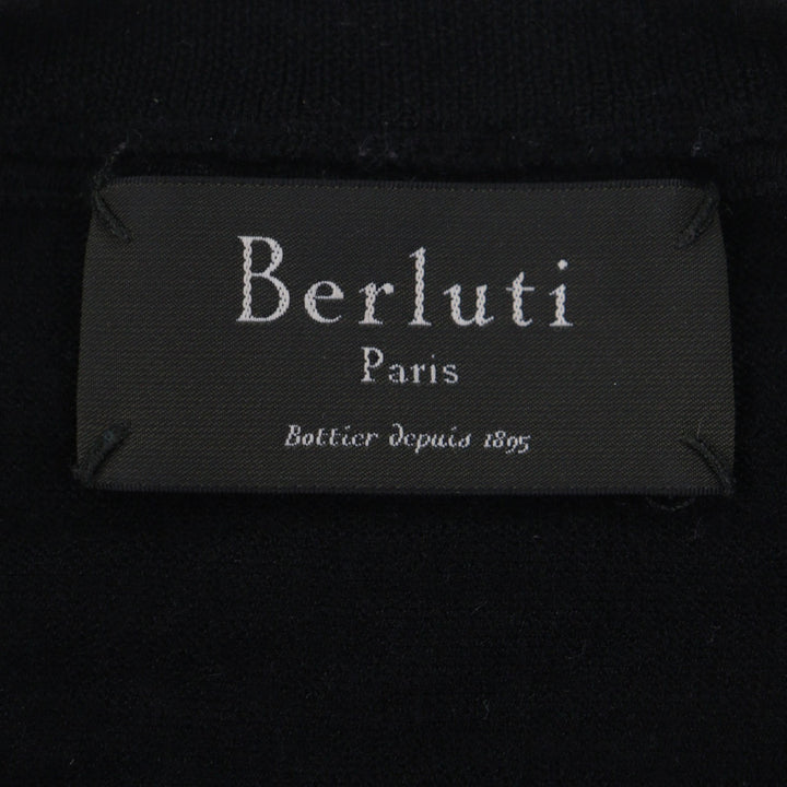 Great Berluti sweater black cashmere mens A46