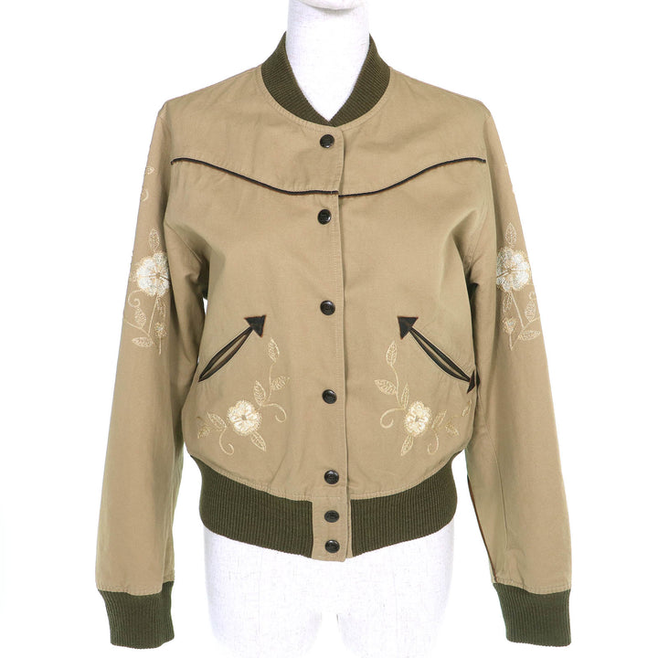Excellent RRL Jacket Logo Button Embroidery Western beige cotton 3 0200018023