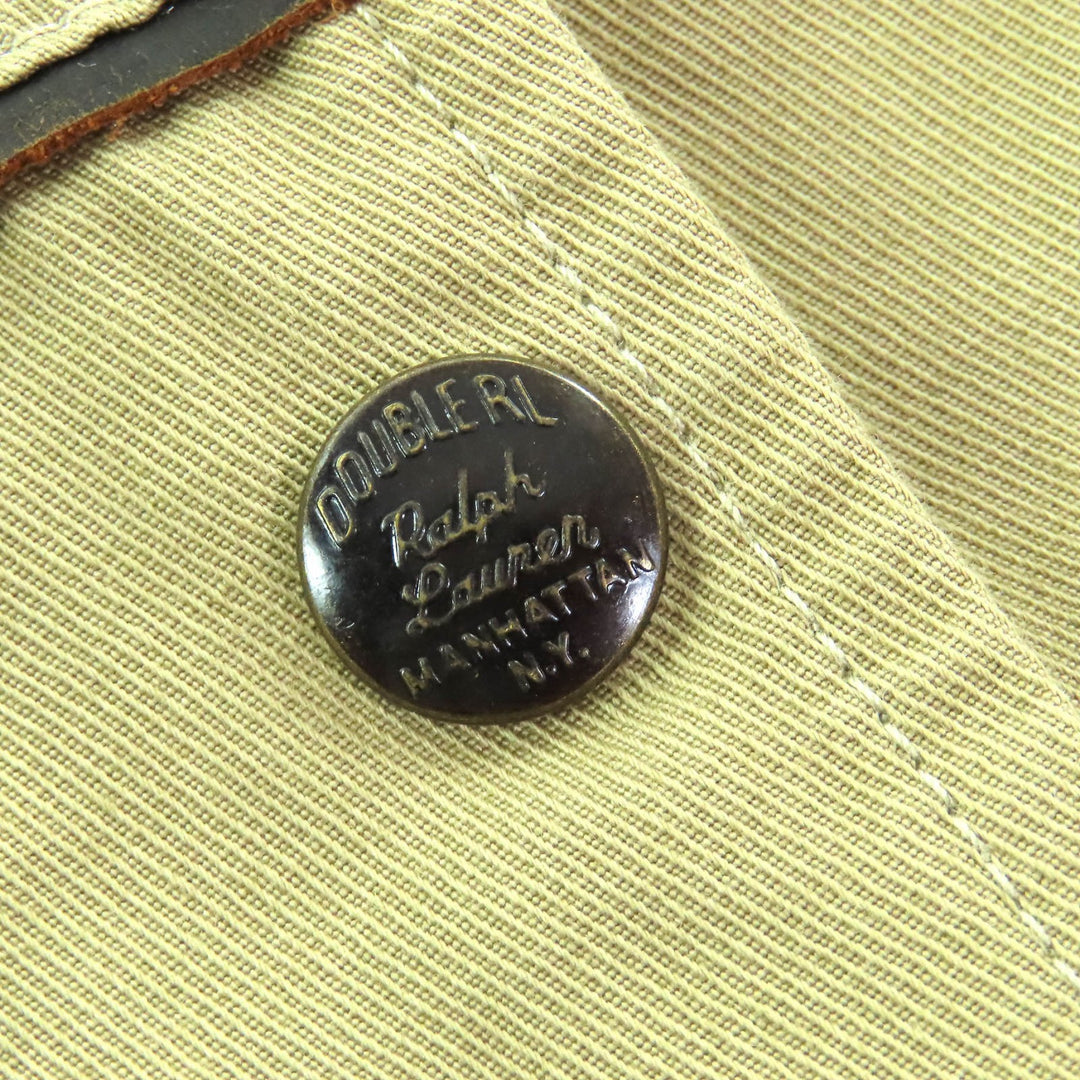 Excellent RRL Jacket Logo Button Embroidery Western beige cotton 3 0200018023