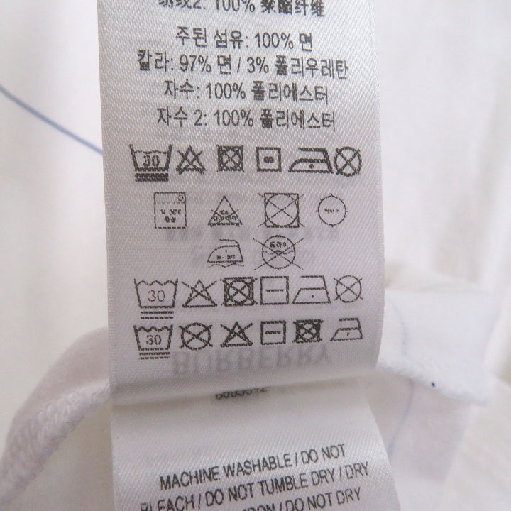 Excellent BURBERRY Short sleeve T-shirt Logo embroidery white