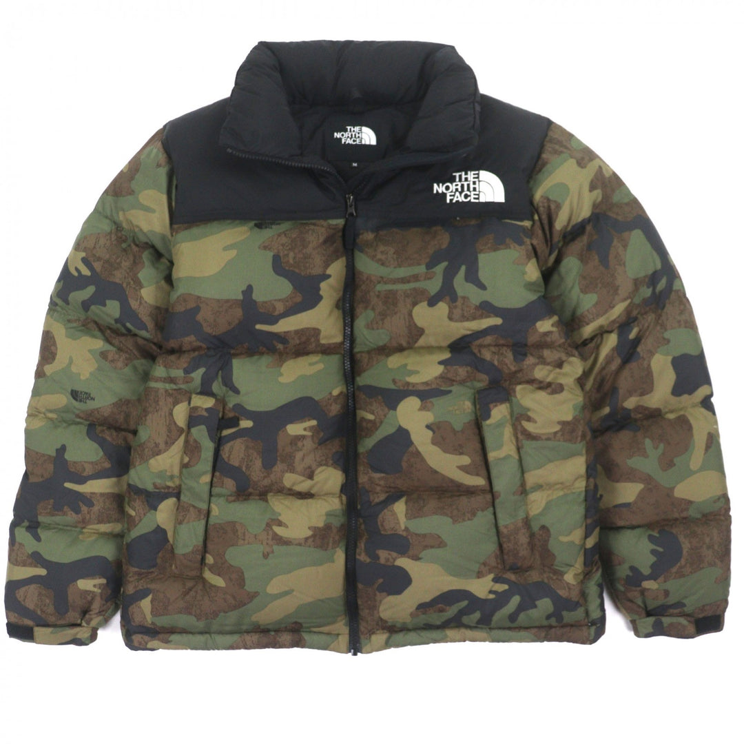 Excellent THE NORTH FACE Down jacket Novelty Nuptse Jacket khaki M ND92336