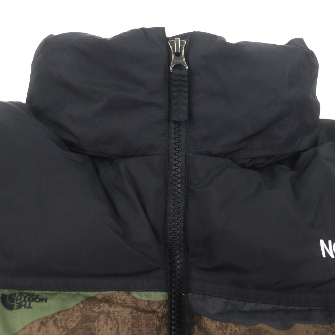 Excellent THE NORTH FACE Down jacket Novelty Nuptse Jacket khaki M ND92336