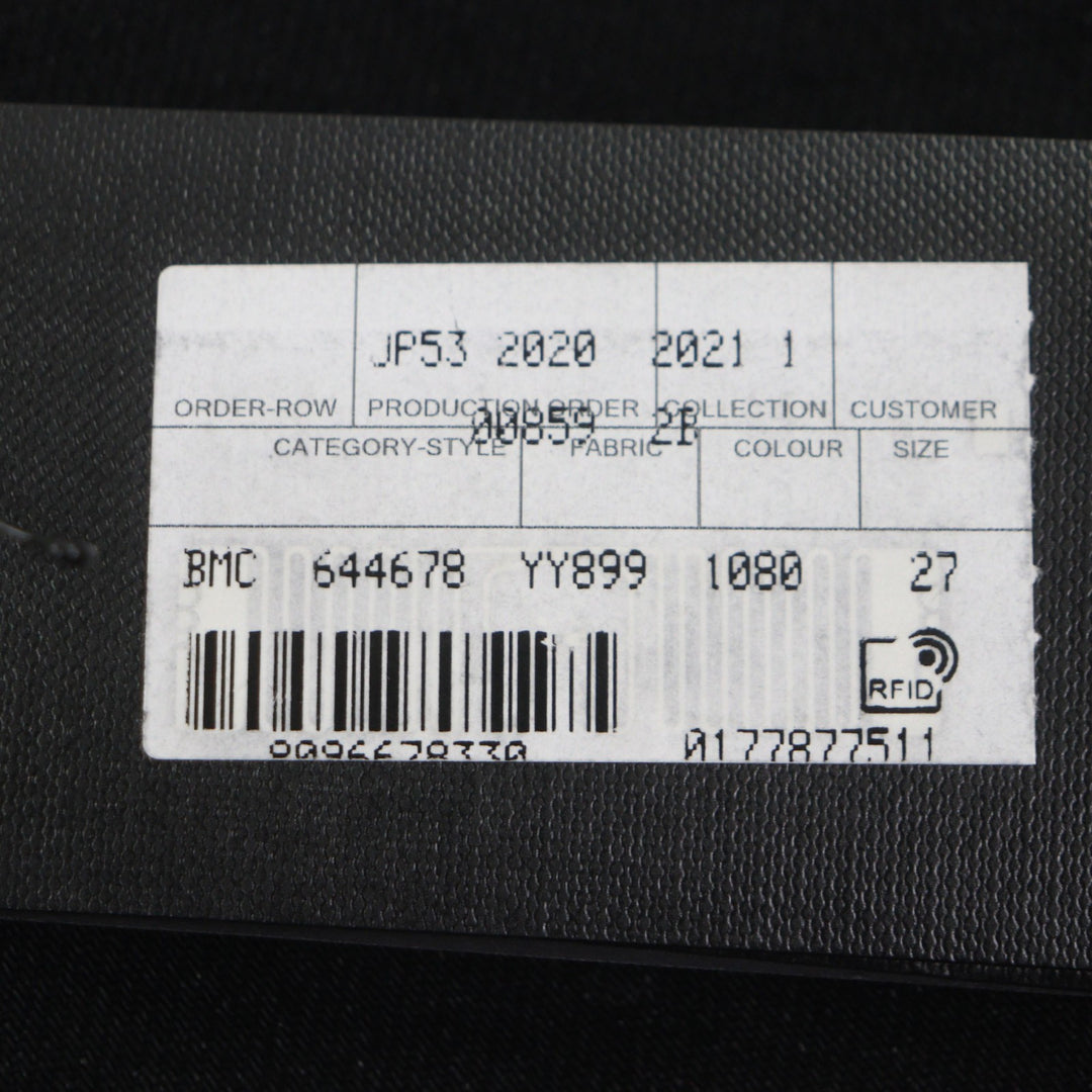 Pristine SAINT LAURENT PARIS Denim pants black cotton mens 27 644678