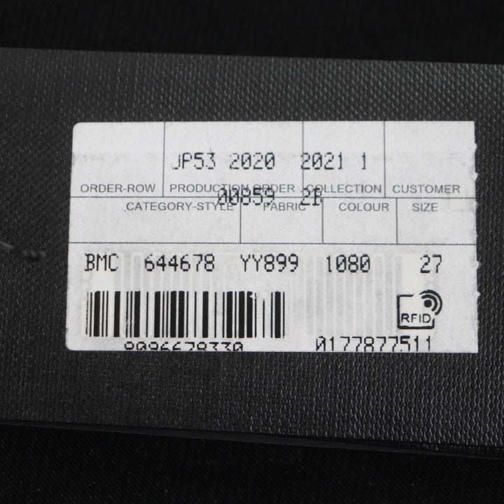Pristine SAINT LAURENT PARIS Denim pants black cotton mens 27 644678